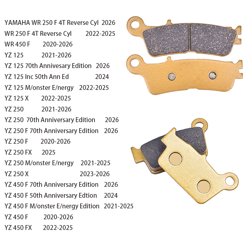 Carbon Ceramic Motorcycle Brake Rotor - Set Pastiglie Freno Anteriori e Posteriori