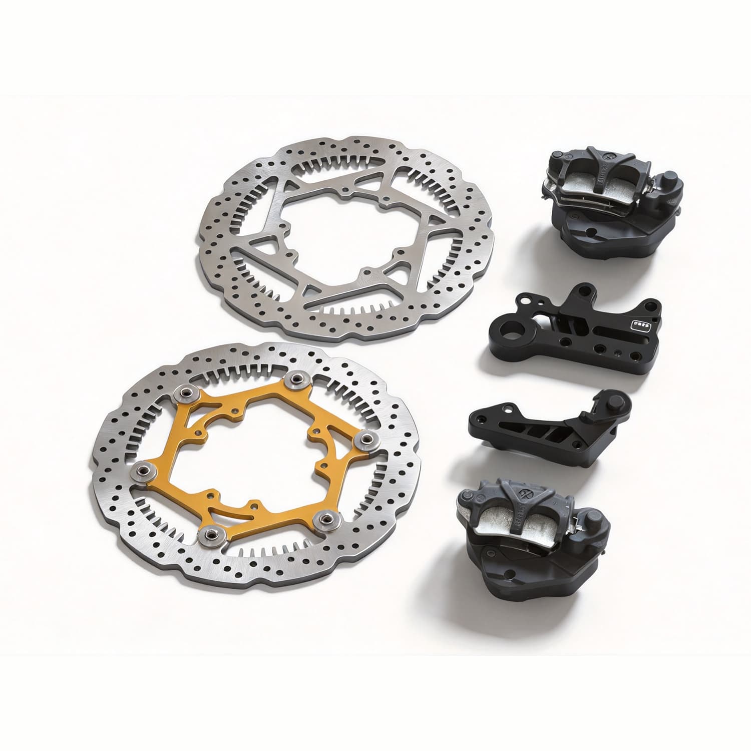 Front Rear Brake Caliper Bracket Kit - Kit Completo di Aggiornamento Freni Ultra